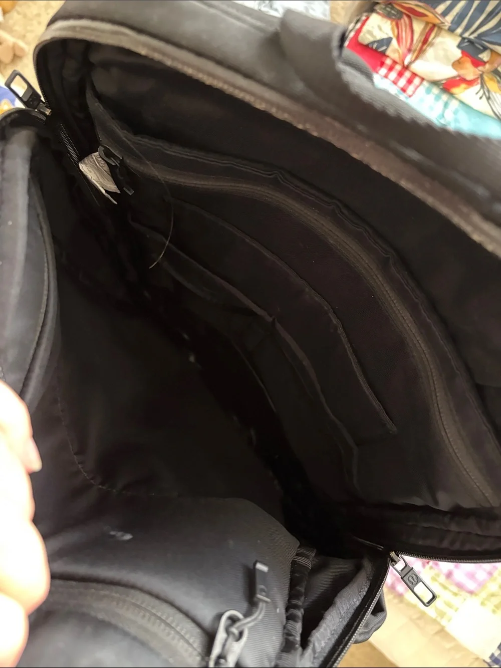 lululemon athletica Black Men's Backpack with Reflective Trim